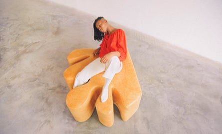 Kusheda Mensa’s Palma pouf in Copenhagen.