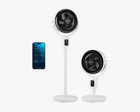 ProBreeze AirFlo 43” Smart Hybrid Pedestal Fan – Ultra-Quiet Air Circulator