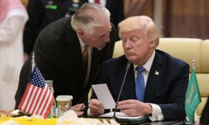 Rex Tillerson and Donald Trump