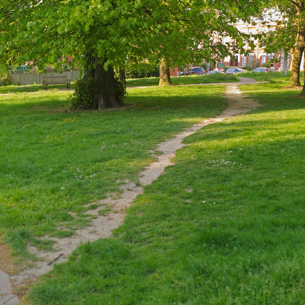Pavement Walking Path Sketch