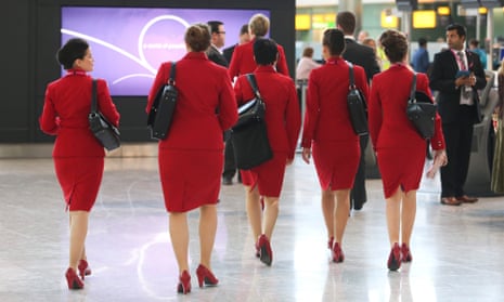 Virgin Atlantic’s female cabin crew are now allowed to wear trousers and go without makeup.