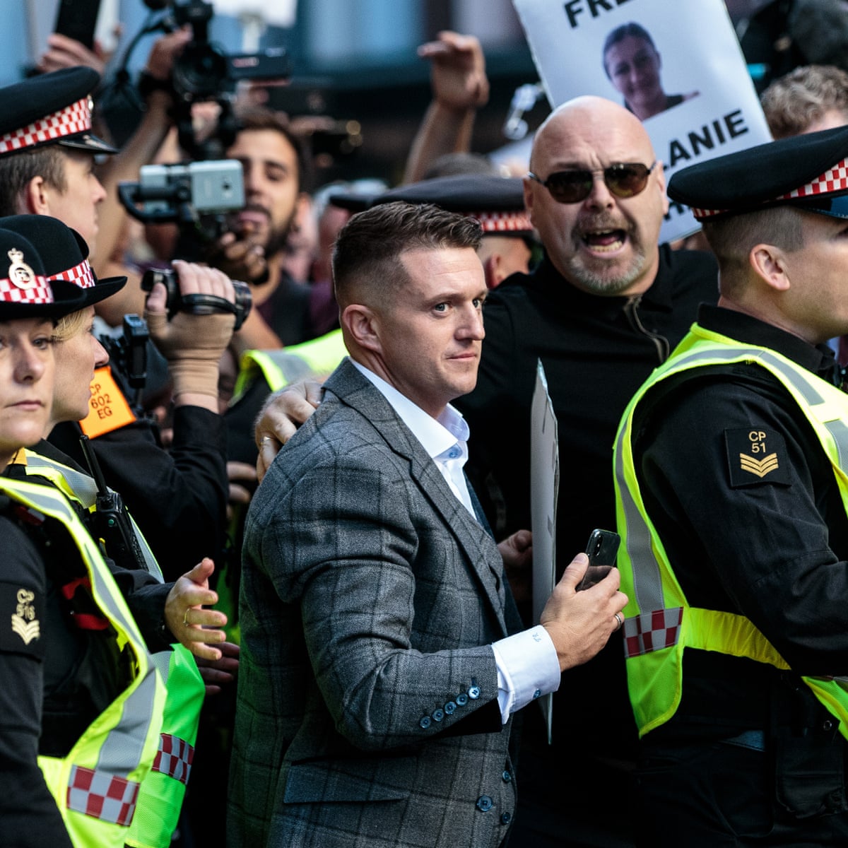Tommy Robinson contempt of court case adjourned at Old Bailey | UK news | The Guardian