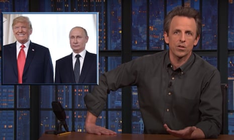 Seth Meyers on GOP attempts to cast Trump as tough on Putin: ‘These guys genuinely believe we don’t remember the Trump administration at all.’