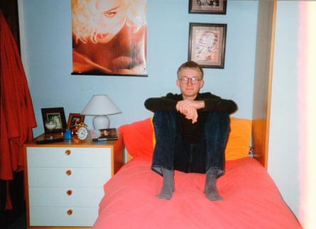 Matt Cain in his teenage bedroom