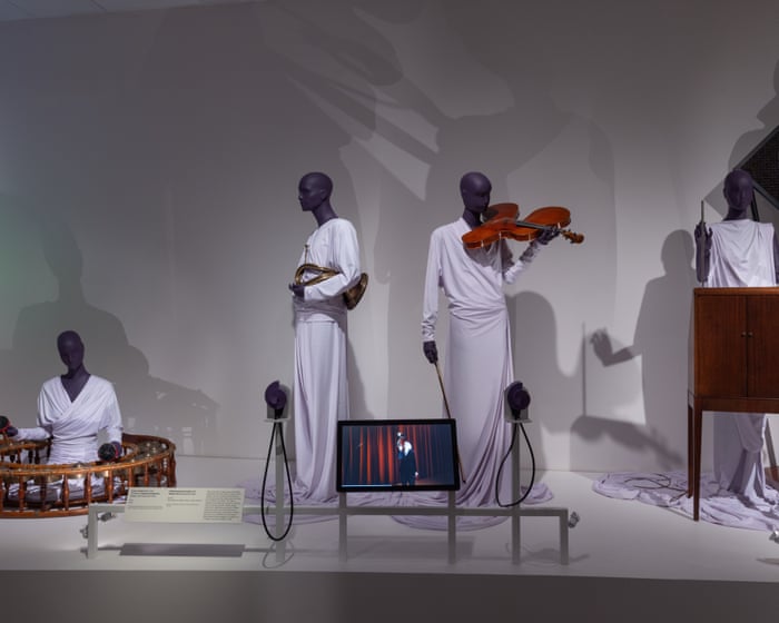 ‘Central to human identity’: exhibition at the Met connects bodies with musical instruments
