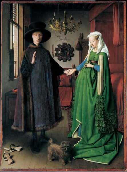 Hannah Gadsby: why I love the Arnolfini Portrait, one of art history's greatest riddles | Comedy | The Guardian Hannah Gadsby: why I love the Arnolfini Portrait, one of art history's greatest riddles | Comedy | The Guardian