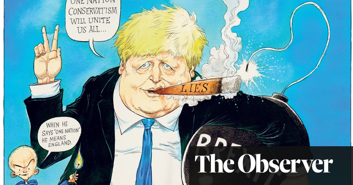 Boris Johnson Lights His Brexit Bomb Cartoon Opinion The Guardian