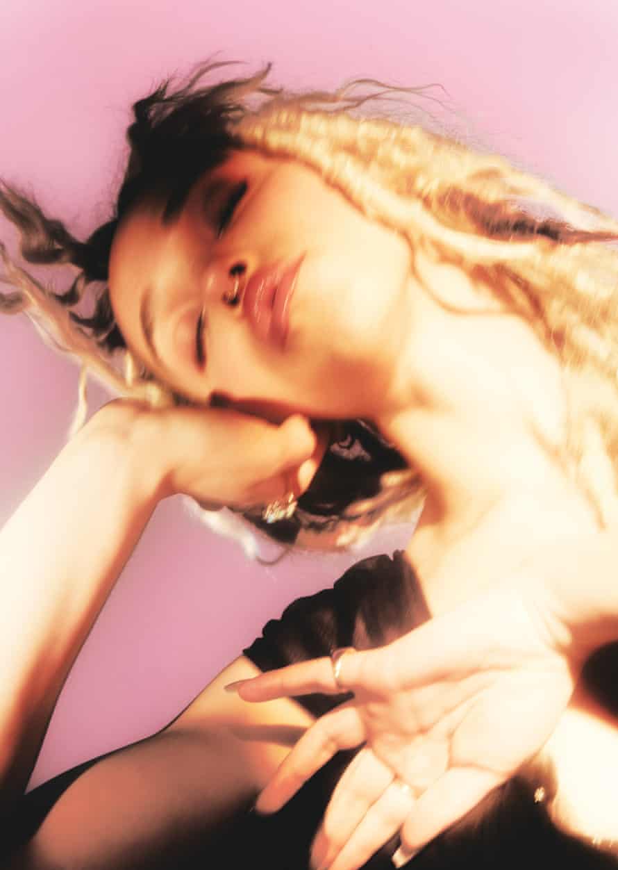 FKA twigs: ‘I don’t have secrets. I’m not ashamed of anything’ | FKA twigs 4 A portrait of FKA twigs with blond hair against a pink background