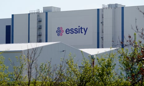 An Essity factory in Mannheim, Germany