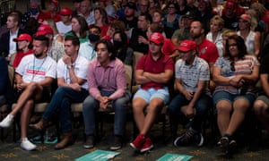 A Trump event in Phoenix, Arizona on Monday where supporters did not wear masks or follow social distancing protocols.