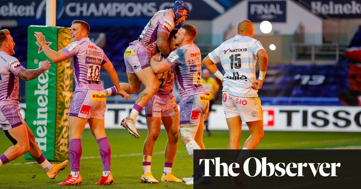 Exeter win it the hard way to fulfil Tony Rowes Europe ambition | Robert Kitson