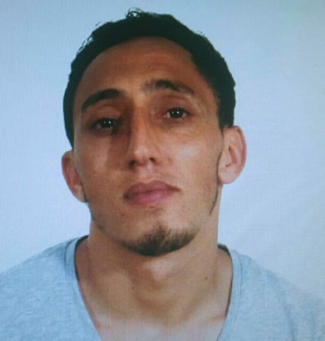 A handout photo made available by Spanish National Police shows Driss Oukabir.