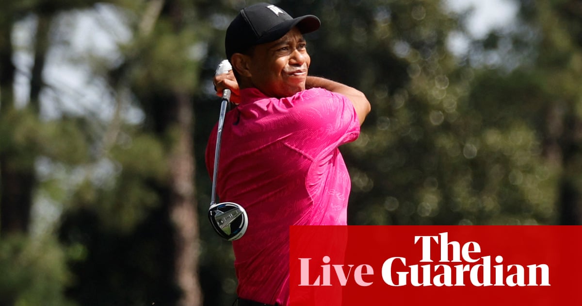 The Masters 2022: Tiger Woods begins his first round – live!