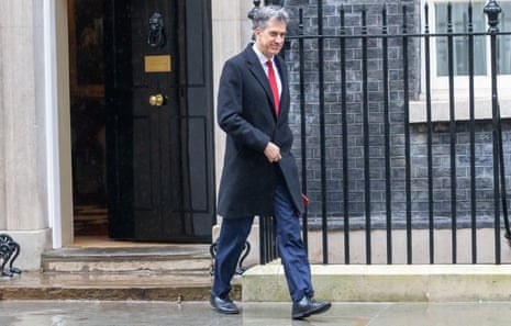 Ed Miliband leaving No 10 after cabinet yesterday.