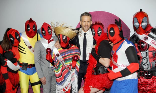 Ryan Reynolds at a Deadpool film fan event, New York, 8 February.