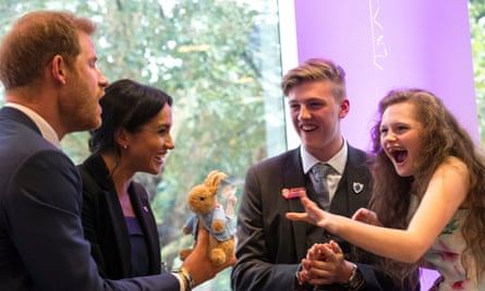 The Duke and Duchess of Sussex at the WellChild awards last year.