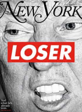 Barbara Kruger's 2016 cover of Donald Trump for New York magazine.