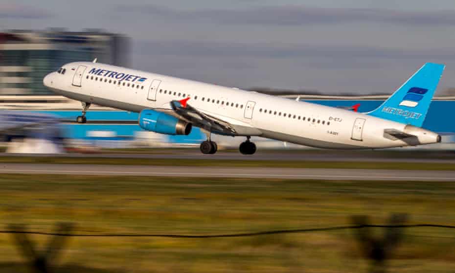 The Russian airline Kogalymavia’s Airbus A321 with a tail number of EI-ETJ takes off in Moscow in October.