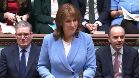 Rachel Reeves delivers her spring statement in the House of Commons