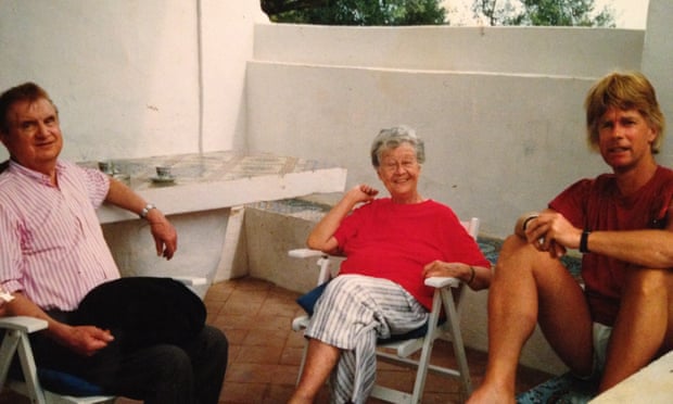 A photograph of Francis Bacon and Barry Joule with the art dealer Catharina Toto Koopman on holiday in Sicily in 1987. 