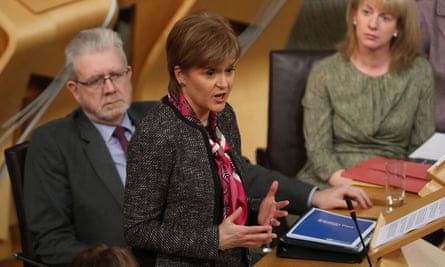 Nicola Sturgeon gives a statement to Holyrood on the Scottish government’s position on Brexit.
