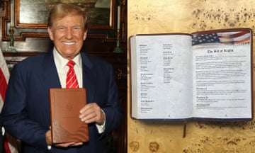 Donald Trump is selling an edition of the Bible.
