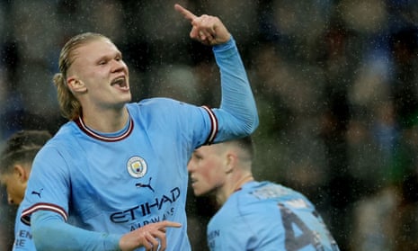 Erling Haaland is hoping to add to his tally of 43 goals in all competitions this season after recovering from a groin injury.