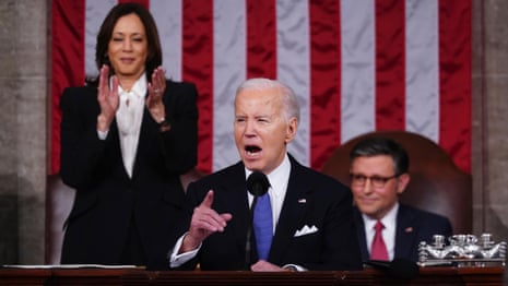 State of the Union: key moments from Biden's third address – video