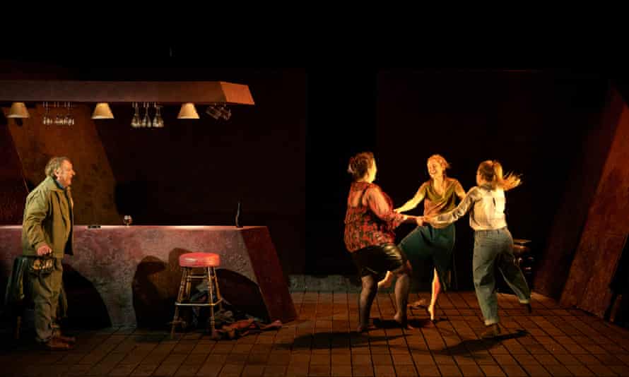 From L to R: Gary Murphy, Anna Healy, Denise Gough and Imogen Doel in Marina Carr’s Portia Coughlan at the Abbey Theatre, directed by Caroline Byrne.