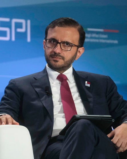 Majed al-Ansari in chair