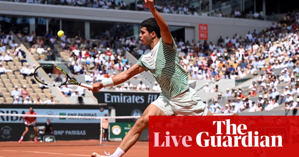 Carlos Alcaraz v Novak Djokovic French Open 2023 semifinal live The Guardian Carlos Alcaraz v Novak Djokovic French Open 2023 semifinal live The Guardian