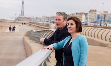 Labour party leader Keir Starmer and shadow education secretary Bridget Phillipson