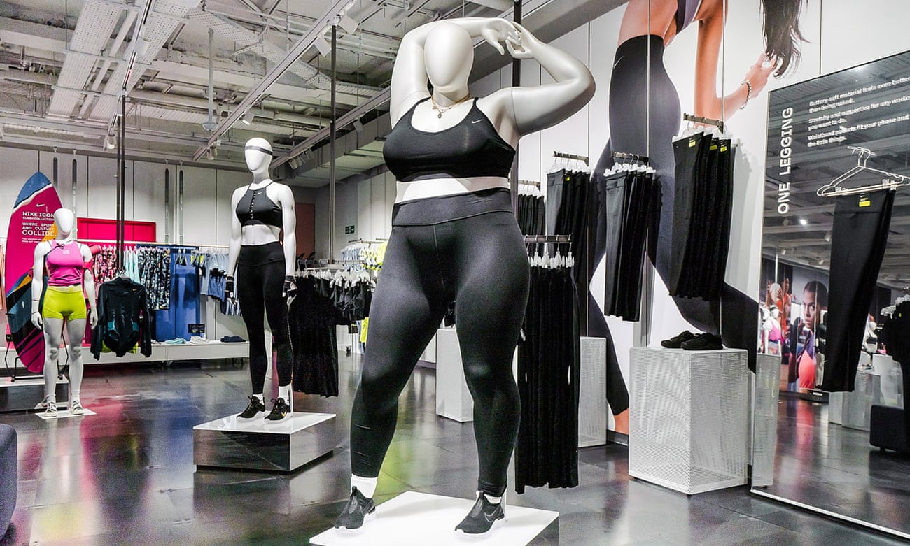 Shame shame shame: ‘obese’ mannequin displayed in London’s Nike store. Tanya Gold dared to say the company was being ‘cynical’.
