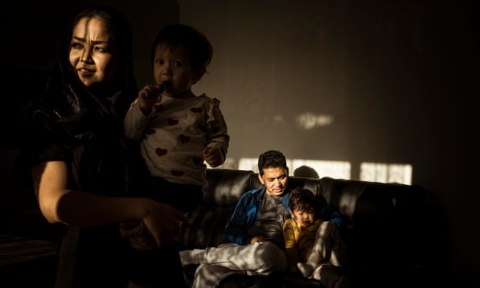 Masuma and Noor with their children, Diana and Daniel