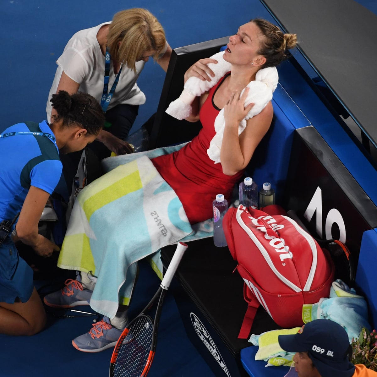 Halep Taken To Hospital As Australian Open Defends Roof Decision Australian Open 18 The Guardian Halep Taken To Hospital As Australian Open Defends Roof Decision Australian Open 18 The Guardian