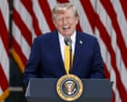 Trump claims US could rename Lake Ontario as Lake America amid Canada trade war – live
