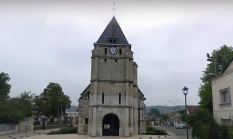 The church at Saint-Etienne-du-Rouvray, Rouen. where Father Jacques Hamel was killed.