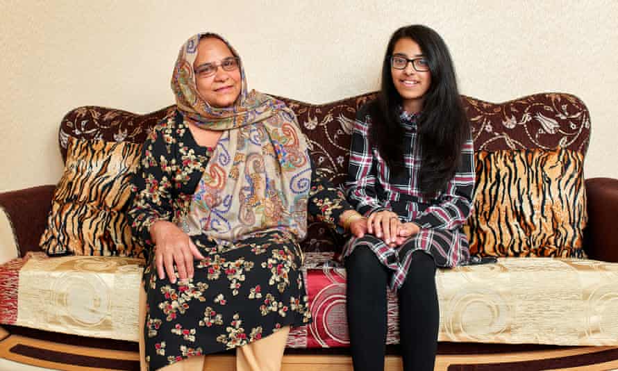 Anisa Afsar at her grandmother Khurshid Bashir’s house in Dewsbury, Yorkshire.