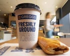 Greggs to close four UK factories with potential for 740 job losses