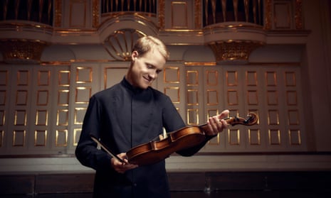 Christoph Koncz with Mozart’s violin