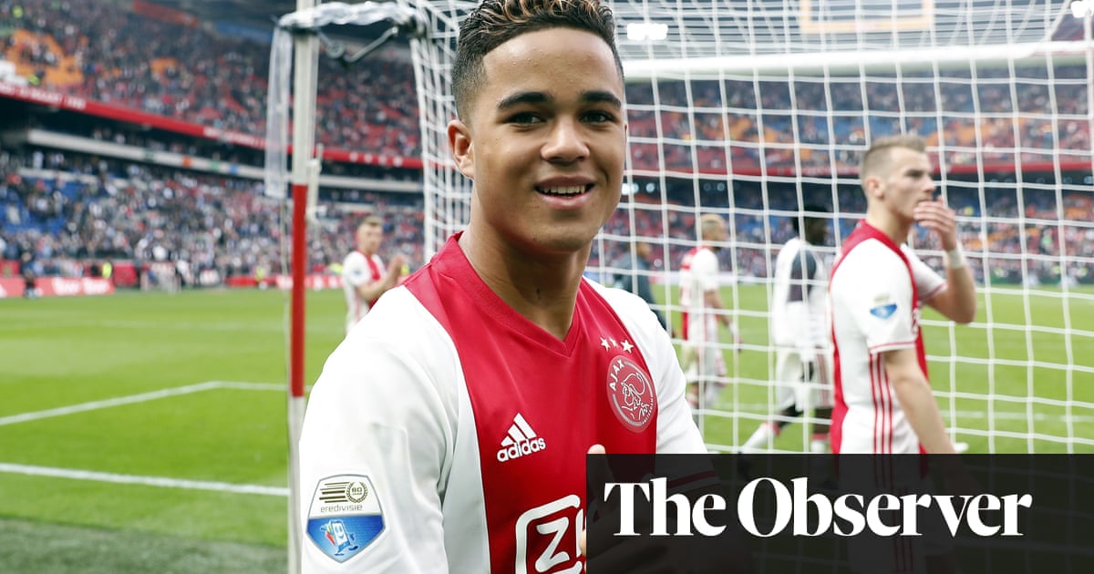 Ajax S Justin Kluivert Wants To Be The Best And Not Just Famous For His Dad Ajax The Guardian