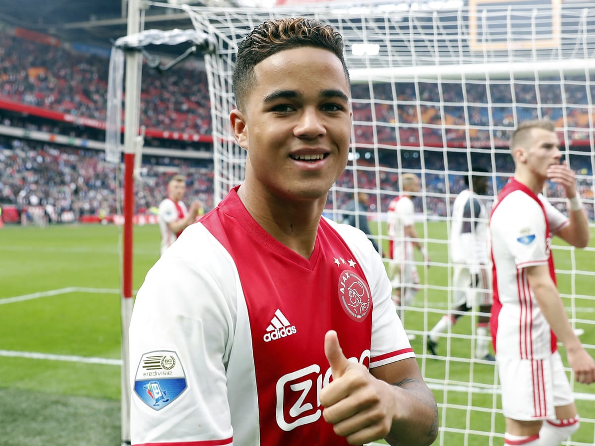 Ajax S Justin Kluivert Wants To Be The Best And Not Just Famous For His Dad Ajax The Guardian