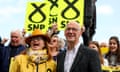 SNP leader John Swinney in Burntisland, Scotland, 25 May 2024.