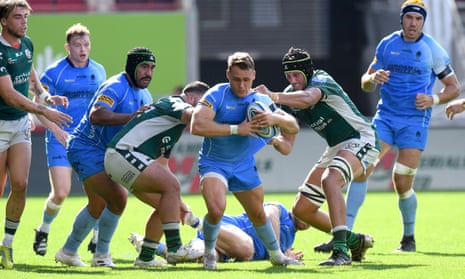 Worcester in action against London Irish