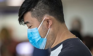 Man wearing a face mask
