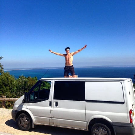 Billy Harris with his van