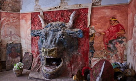 The minotaur fireplace