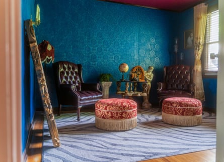 An interior shot of a room in Tracy’s home following its renovation.