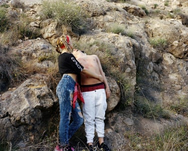 Ceroeuros and Rainvon80. La Molineta, Almería, Spain (2021) Ribeira worked with young people to make images that reflect the alienation and uncertainty they feel today, while evoking a dystopian landscape suspended in time.