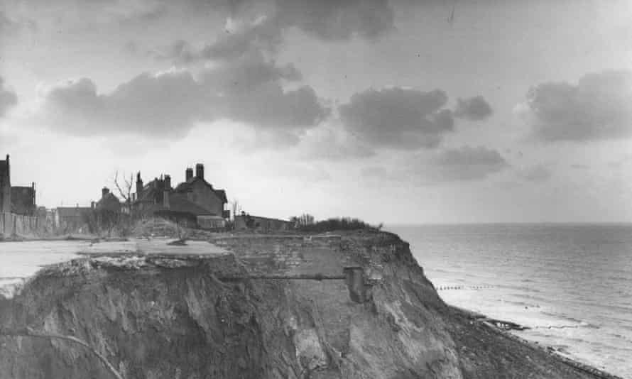 Overstrand, near Cromer, taken a few years after the 1953 floods.